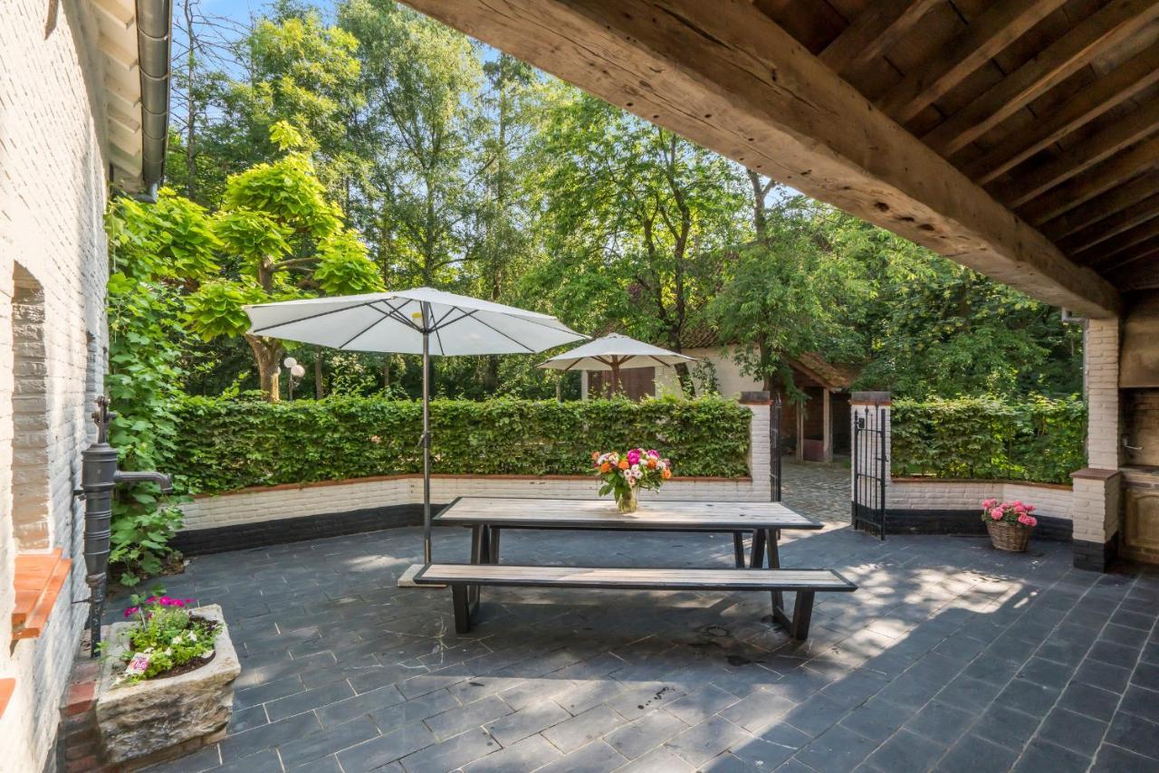 Fantastische Vakantiewoning Aan Het Bos Wingene Eksteriør bilde